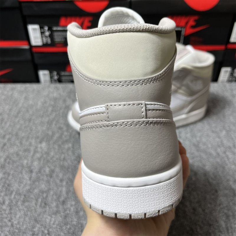 Air Jordan 1 Mid Grey Sneaker