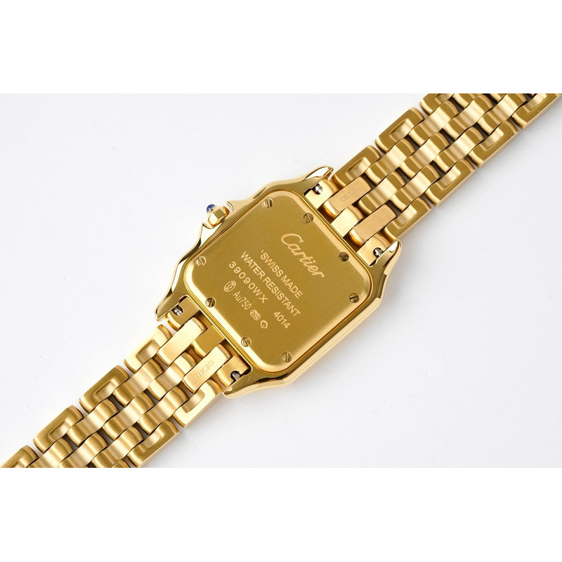 cartier panthere 2019 medium yellow Di*m*nds white roman dial watches